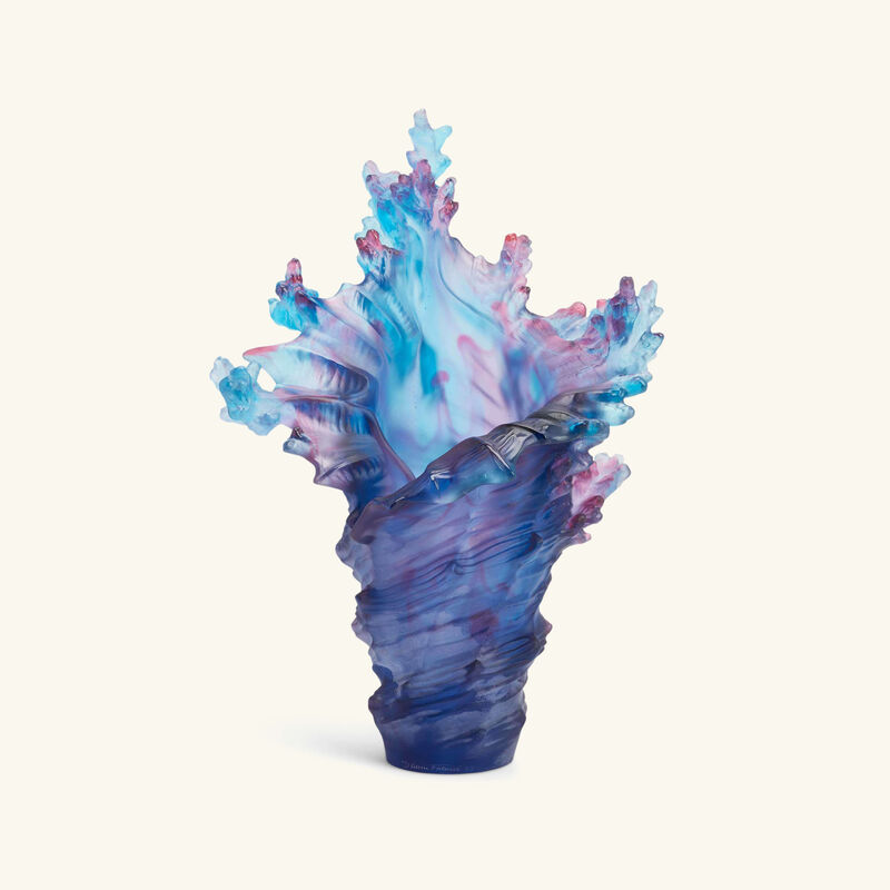 دوم مزهرية مير دو كوراي كبيرة زرقاء