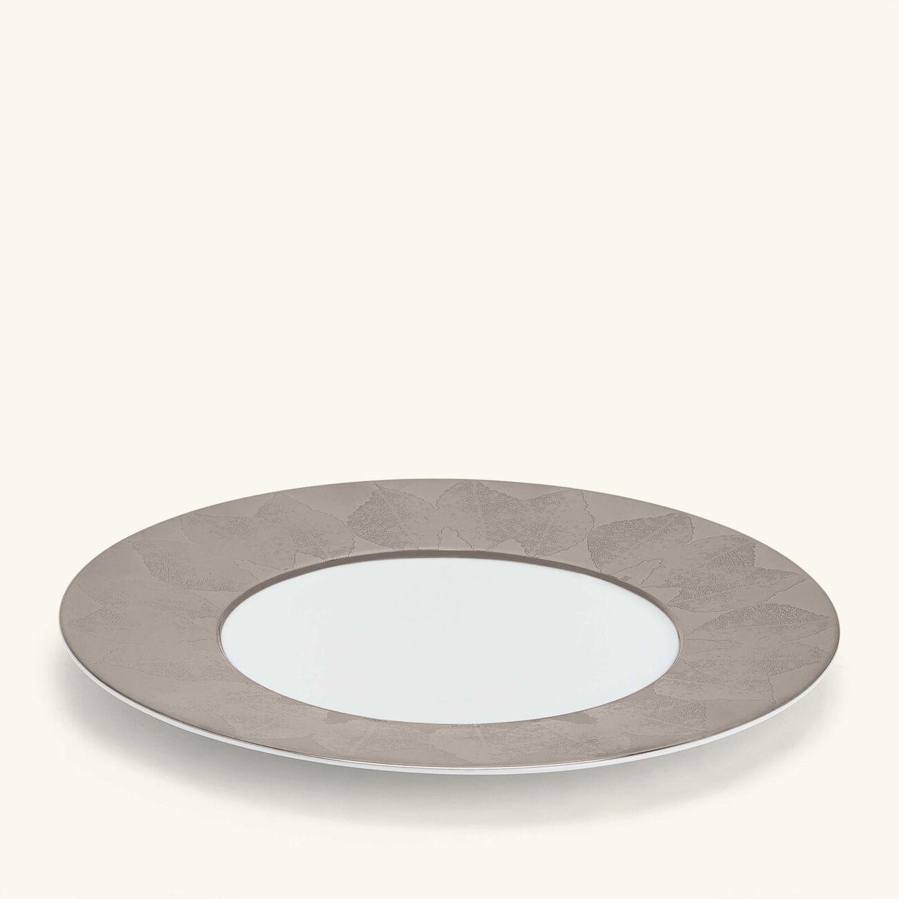 Silva Salad Rim Plate Silver 21cm bernardaud silva salad rim plate silver 21cm