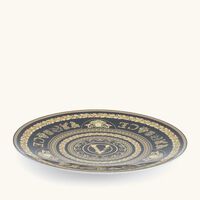 versace virtus gala charger plate round black 33cm