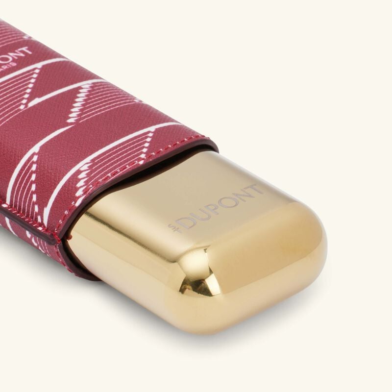 Monogram 1872 2 Cigar Case Burgundy st dupont monogram 1872 2 cigar case burgundy