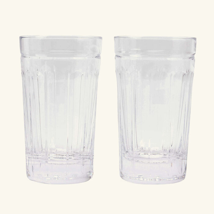 ralph lauren home coraline highball drinking glass clear set of 2