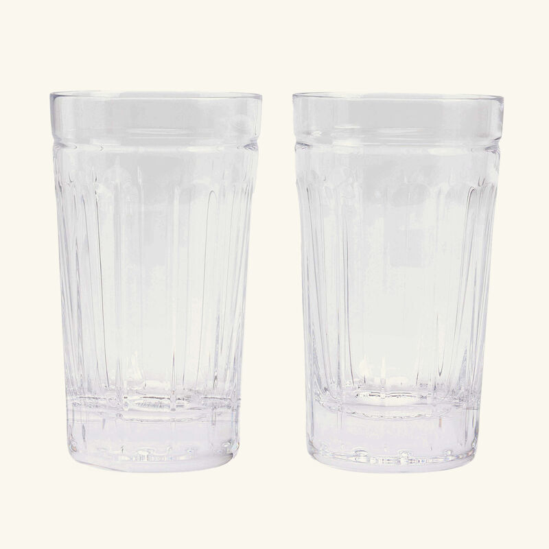 ralph lauren home coraline highball drinking glass clear set of 2