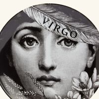 fornasetti tema e variazioni no 353 virgo wall plate