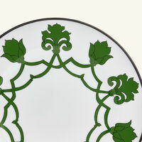 pinto paris jaipur dinner plate round green 26cm