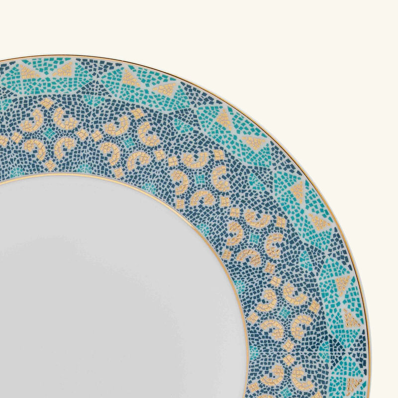 haviland portofino dessert plate round blue 22cm set of 4