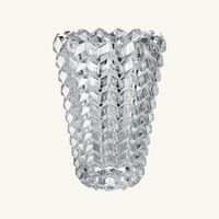 baccarat focus zigzag vase medium clear