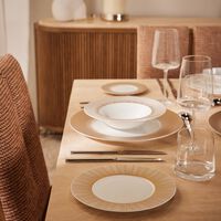 Sol Salad Plate Round Gold 21cm bernardaud sol salad plate round gold 21cm