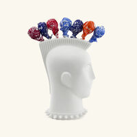 Mohawk Lollipop Holder Small White jonathan adler mohawk lollipop holder small white
