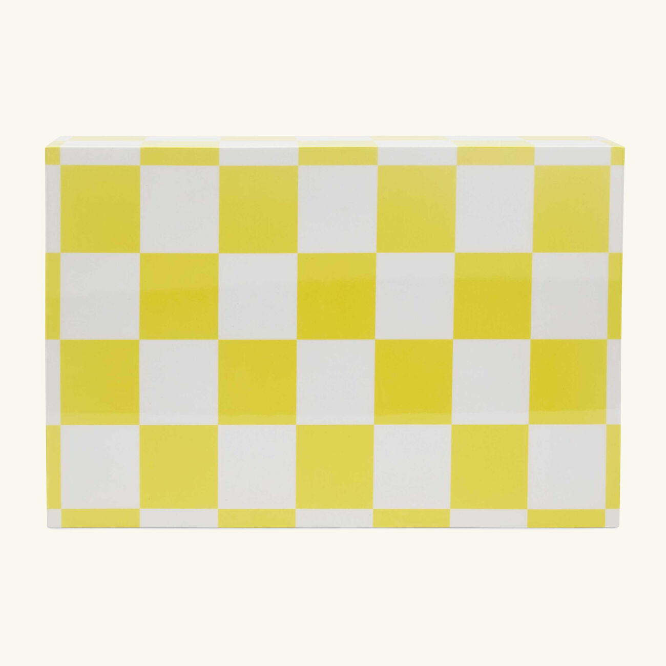 Checkerboard Box Yellow jonathan adler checkerboard box yellow