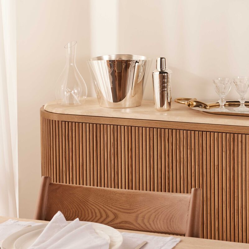 Graphik Shaker Silver Plated christofle graphik shaker silver plated