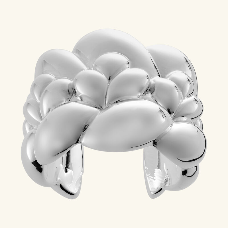 christofle babylone cuff bracelet sterling silver size 2