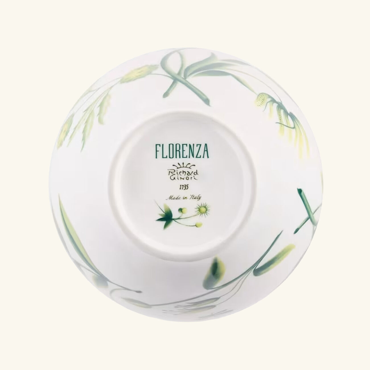 Florenza Acanto Stilla Vase Medium Green ginori 1754 florenza acanto stilla vase medium green