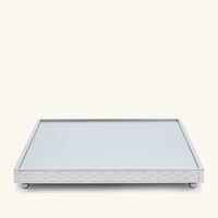 Sève D'argent Serving Tray Square Medium Silver Plated christofle s ve d argent serving tray square medium silver plated