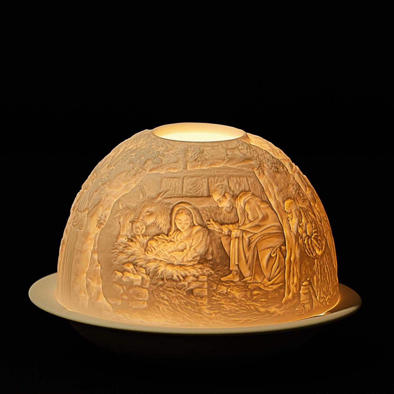 Nativity Scene Lithophanie bernardaud nativity scene lithophanie
