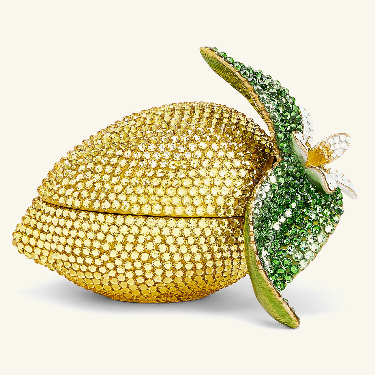 jay strongwater mila lemon box gold