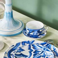 دولتشي أند غابانا كازا طقم الشاي بلو ميديترانيو أزرق