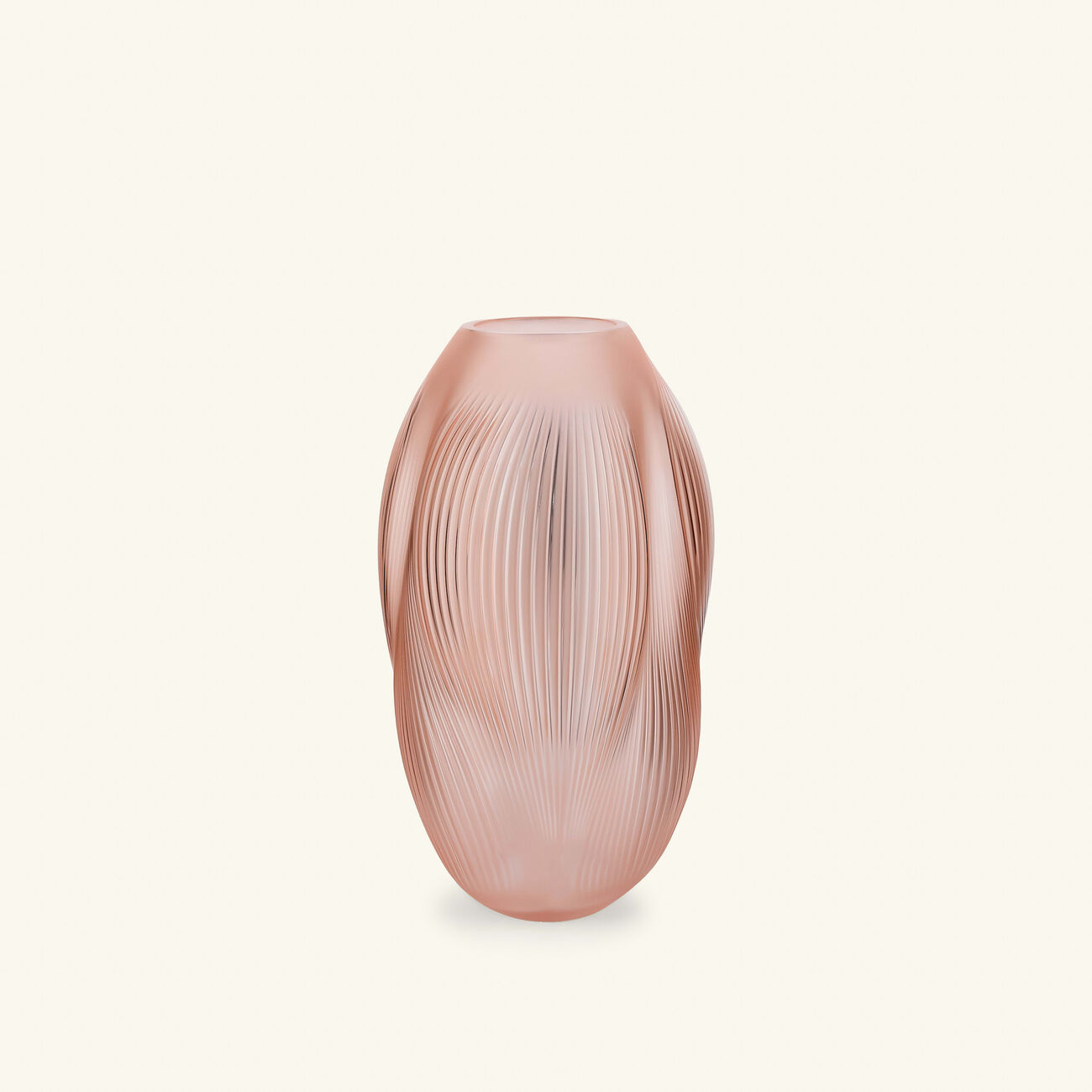 Alize Vase Medium Pink lalique alize vase medium pink