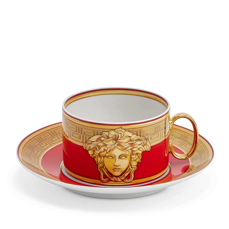 Golden Coin Cup & Saucer, large