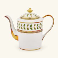 bernardaud constance dessert plate round green 19cm