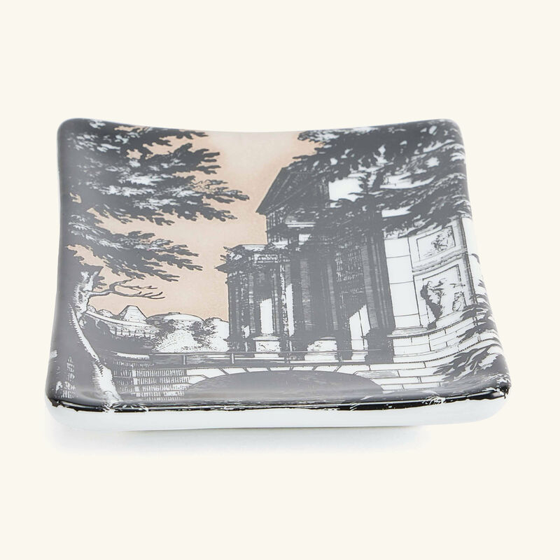 fornasetti giardino settecentesco ashtray rectangular small
