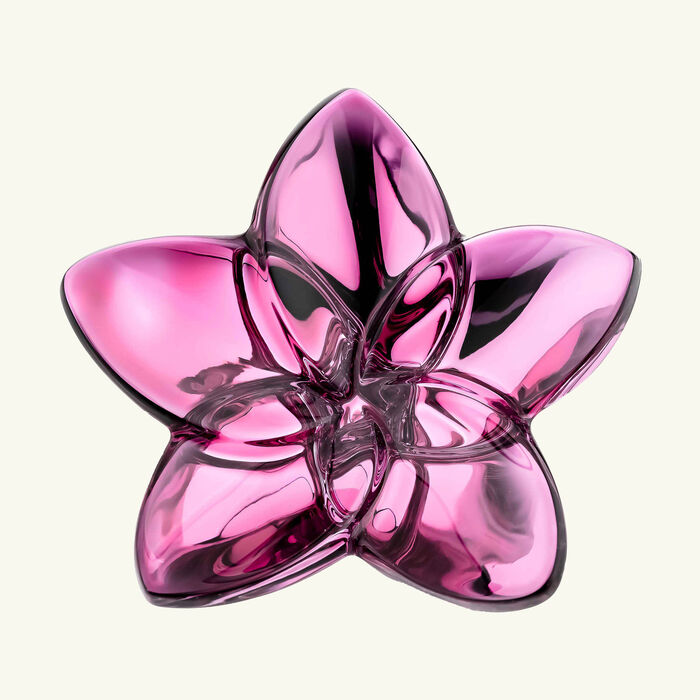 baccarat the bloom collection figurine mini pink