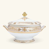 bernardaud aux rois soup tureen gold