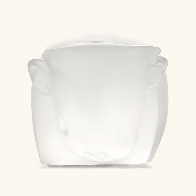 lalique niu wang wang ox sculpture small clear
