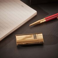 st dupont megajet lighter gold