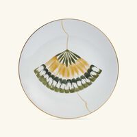 Ginkgo Dinner Plate Round Green 26cm marie daage ginkgo dinner plate round green 26cm