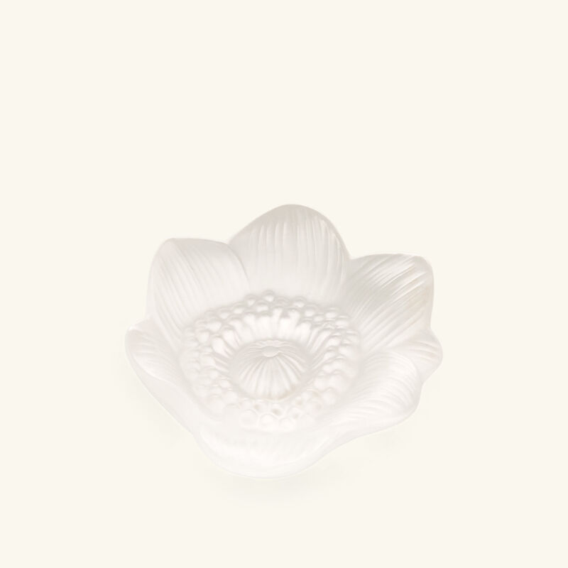 Anemone Flower Sculpture Small Clear lalique anemone flower sculpture small clear