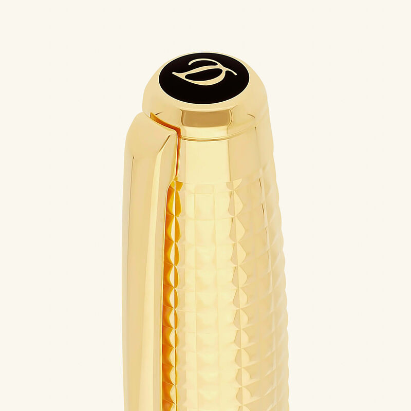 Line D Eternity Ballpoint Pen Gold st dupont line d eternity ballpoint pen gold