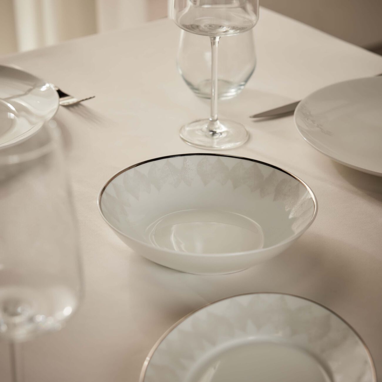 bernardaud silva coupe soup plate
