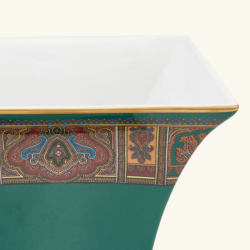 إيترو مزهرية كشمير متوسطة الحجم خضراء