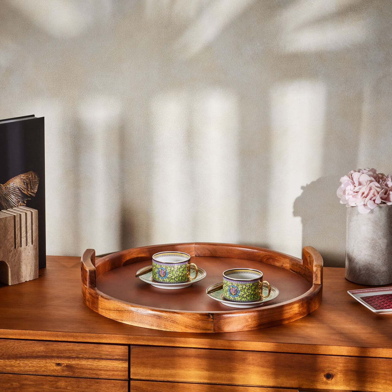 versace barocco mosaic tea cup   saucer pattern set of 6