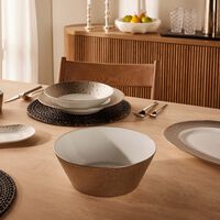 برناردو وعاء السلطة إكيوم باللون الفضي 24 سم