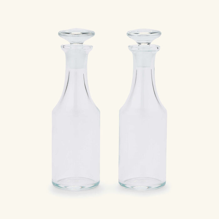 christofle malmaison oil   vinegar cruet silver plated