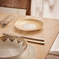 برناردو طبق الخبز والزبدة فينيس دائري باللون الذهبي 16 سم