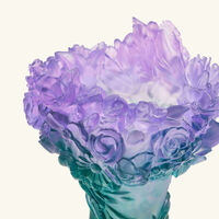 daum sweet garden vase medium pink