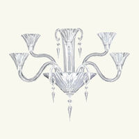 باكارا المصباح الجداري ميل نوي أبليك بخمس مصابيح