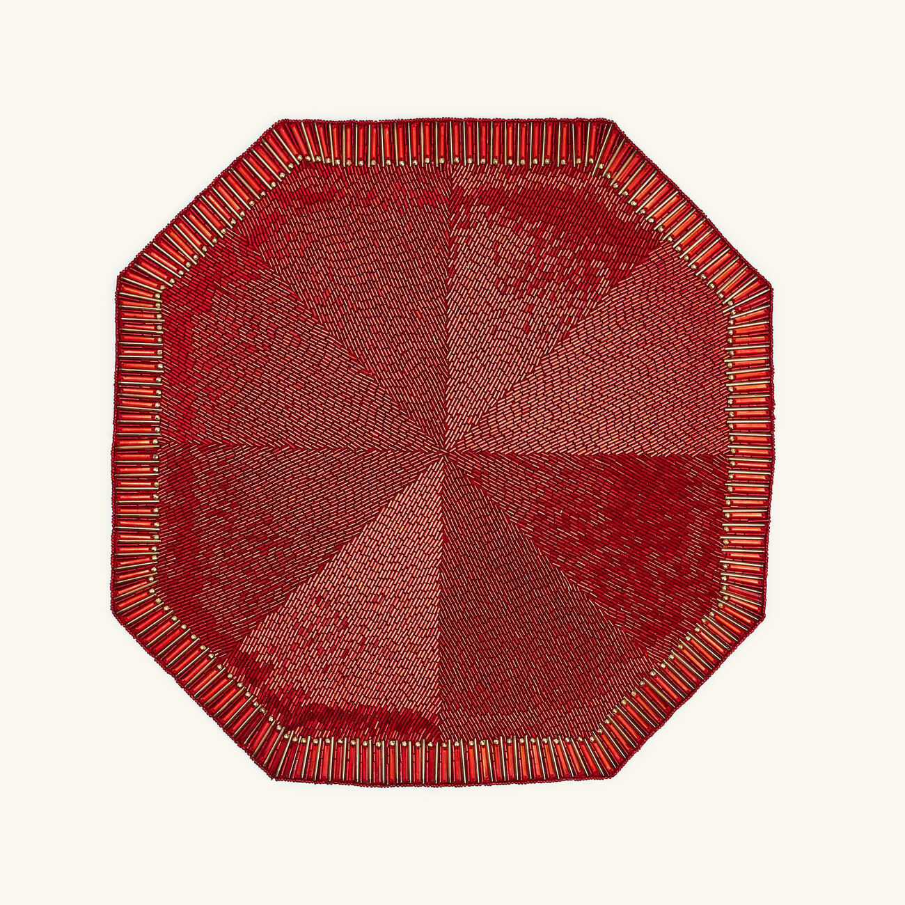 Louxor Placemat Red kim seybert louxor placemat red