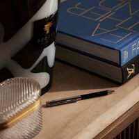 st dupont classique ballpoint pen blue