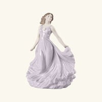 lladro dancing in the wind sculpture medium pink
