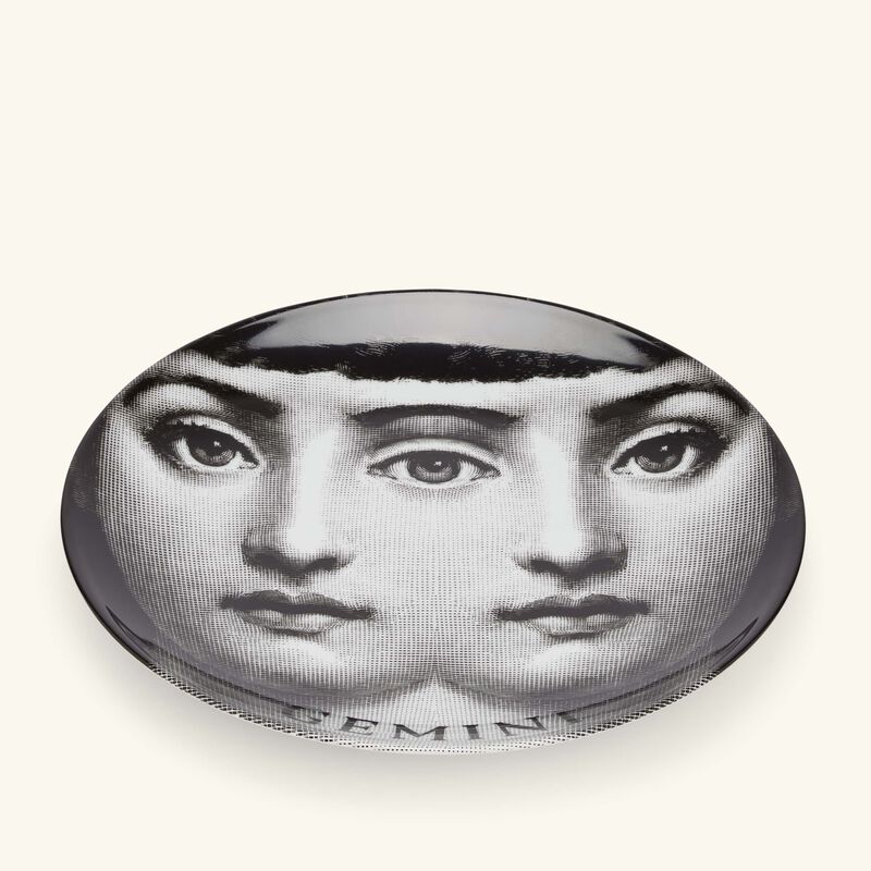 Tema e Variazioni no.350 Gemini Wall Plate fornasetti tema e variazioni no 350 gemini wall plate