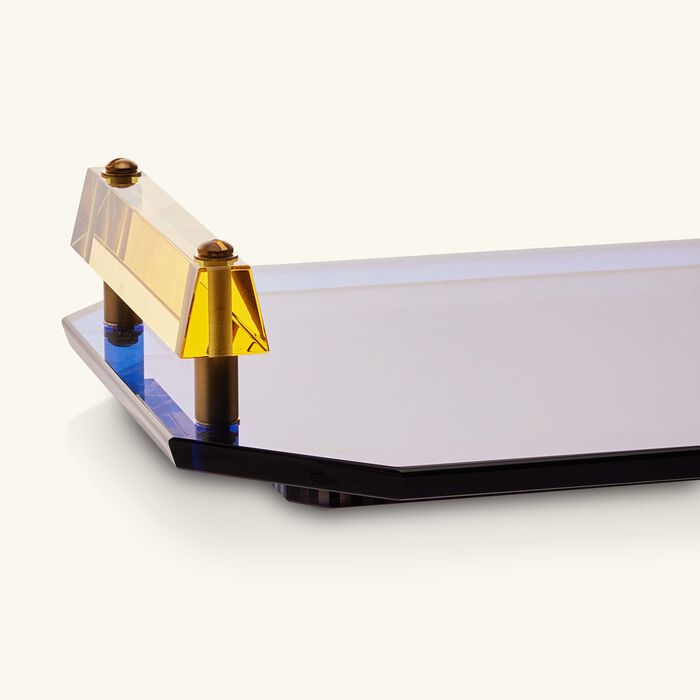 Diafah Serving Tray Rectangular Medium Multicolor reflections copenhagen diafah serving tray rectangular medium multicolor