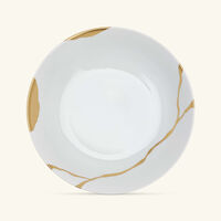 Kintsugi Salad Plate Round White bernardaud kintsugi salad plate round white