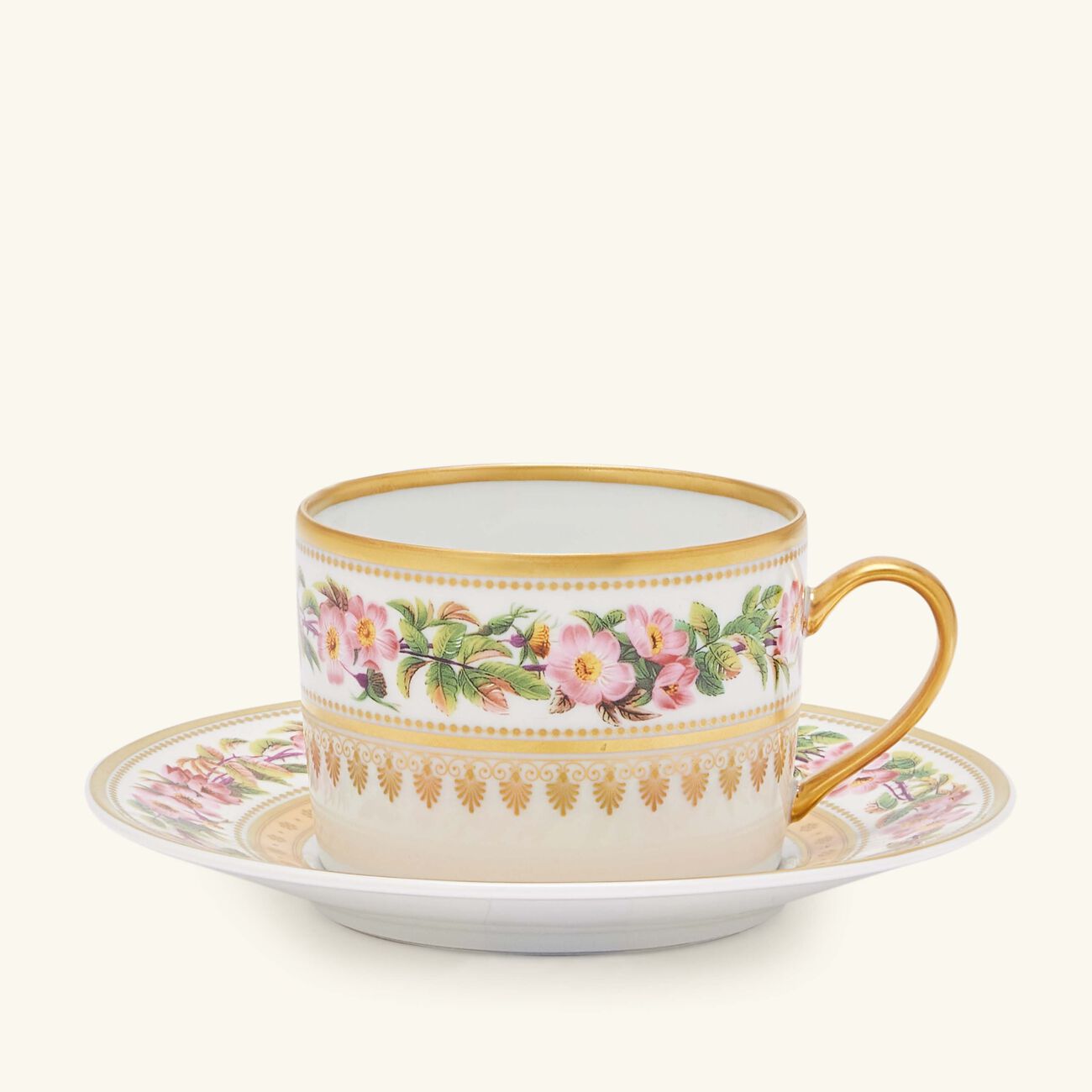 Botanique Tea Cup & Saucer Gold bernardaud botanique tea cup saucer gold