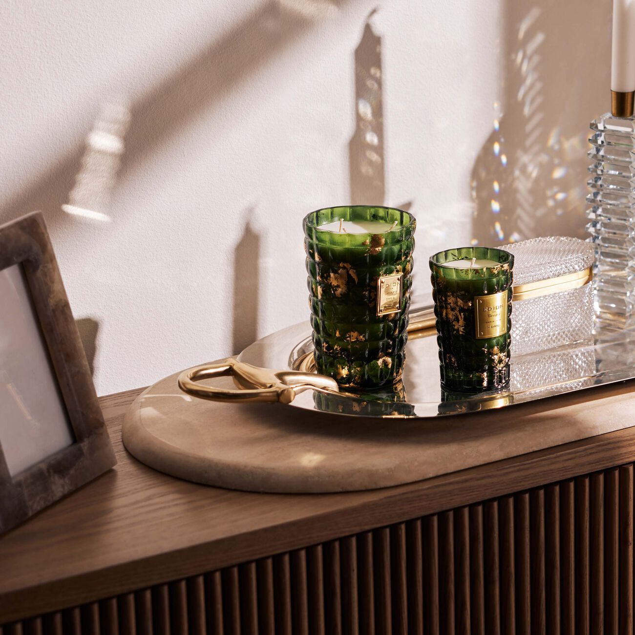 Iris Green Scented Candle 500G edion iris green scented candle 500g