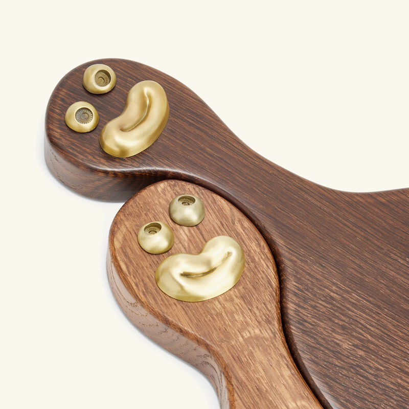 l objet haas serving platter brown set of 2