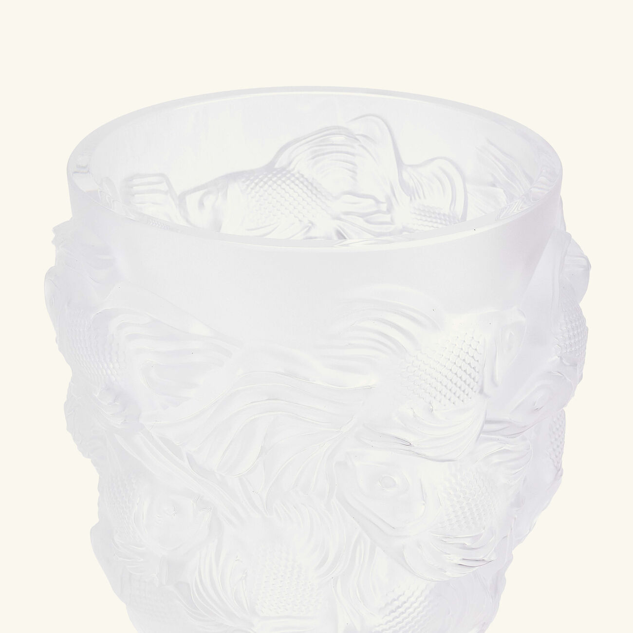 Rosetail Vase Small Clear lalique rosetail vase small clear