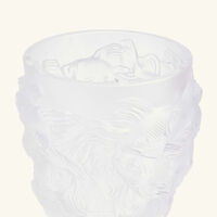 Rosetail Vase Small Clear lalique rosetail vase small clear